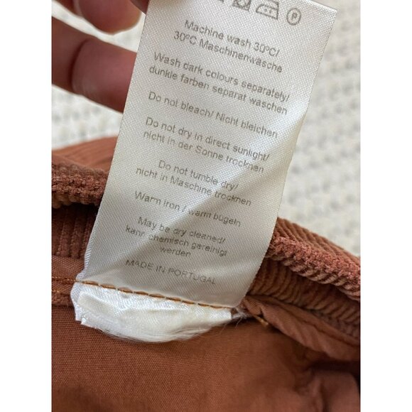 Poetry Womens Corduroy Pants Rust Brown size 4 Slim straight Capsule Neutral - Picture 5 of 16